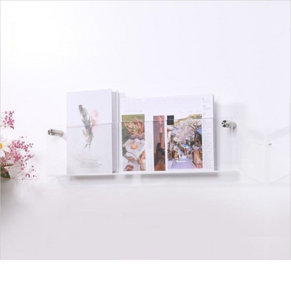 Clear Wall Mounted Acrylic Shelf Organizer