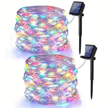 String Solar Garden Lights Outdoor Decoration