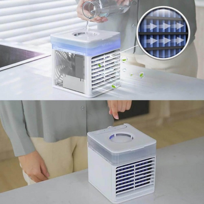 Compact Personal Air Fan – Silent & Adjustable
