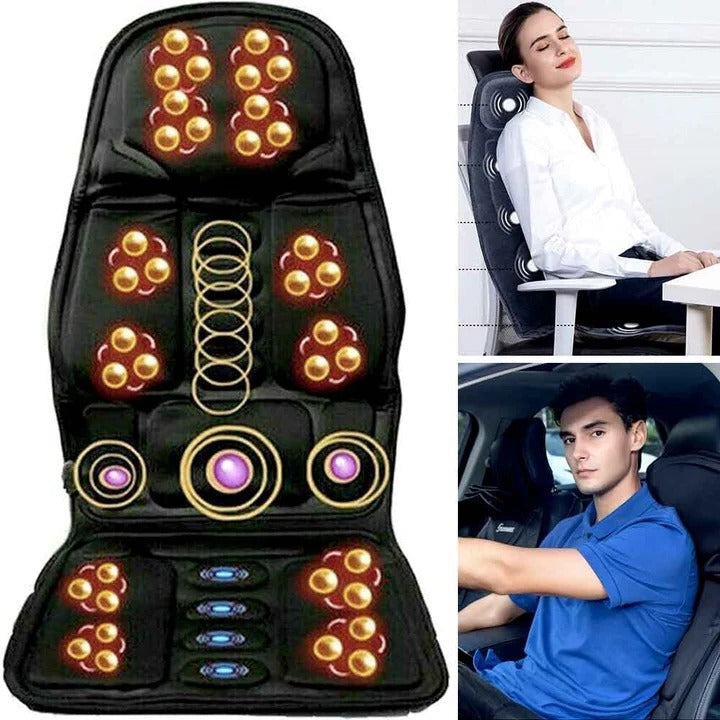 Relaxing 8 Mode Heated Massage Chair Cushion