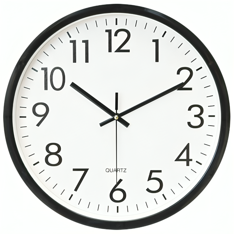 Precise Digital Clock with Sleek Black Finish - Cofik