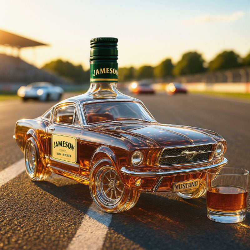 Fun Vintage Auto Whiskey Decanter