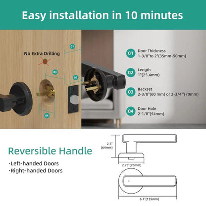 Electronic Digital Door Lock with Touchscreen