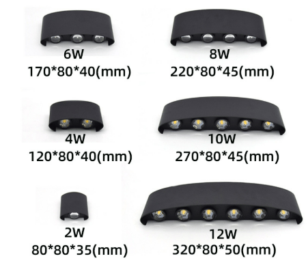 Bright LED Outdoor Aluminium Lamp