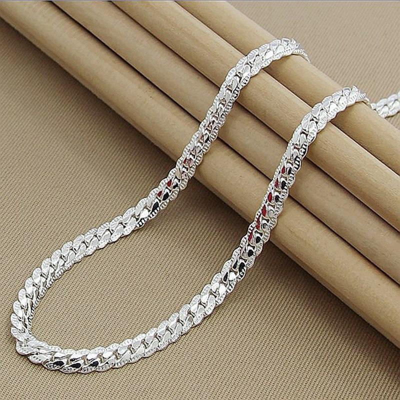 Simple Silver Bar Necklace for Ladies Perfect Gift