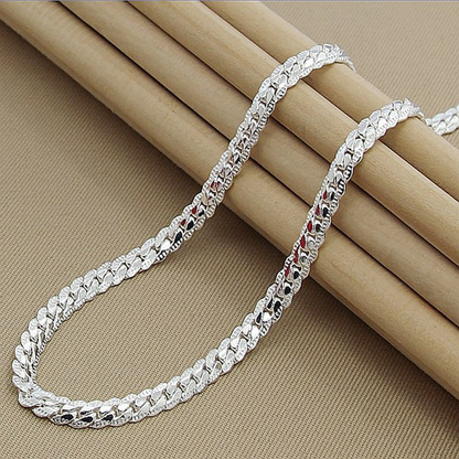 Simple Silver Bar Necklace for Ladies Perfect Gift