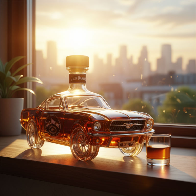 Racing Car Shaped Whiskey Dispenser