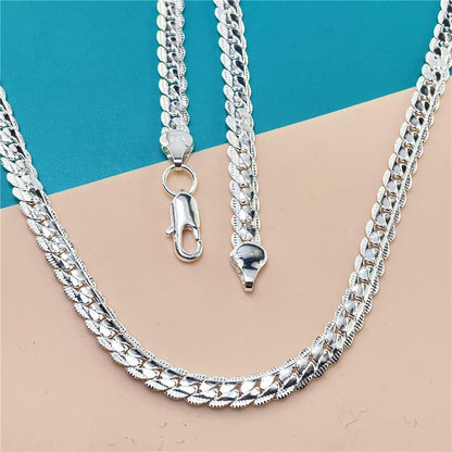 Simple Silver Bar Necklace for Ladies Perfect Gift