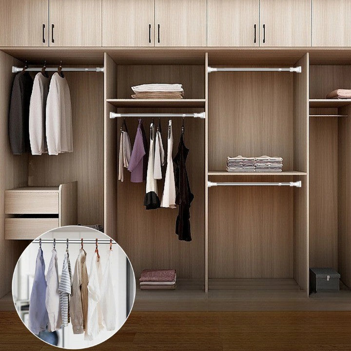 Compact Adjustable Expandable Closet Rod - Cofik