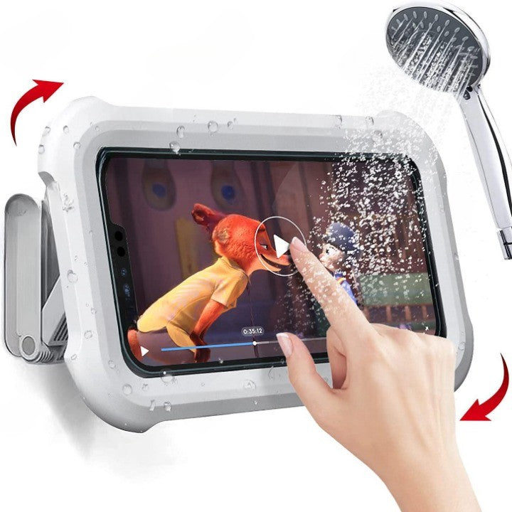 Adjustable Waterproof Phone Shower Mount Holder