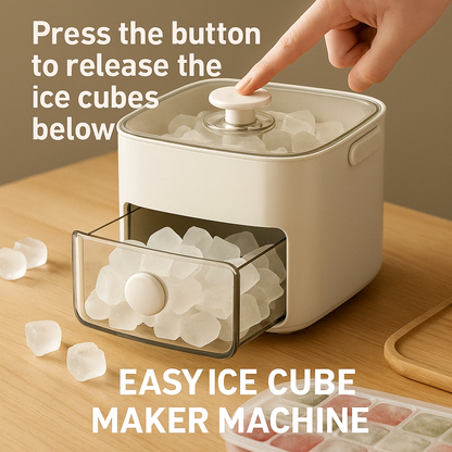 Fast 48-Grid Ice Cube Tray Maker