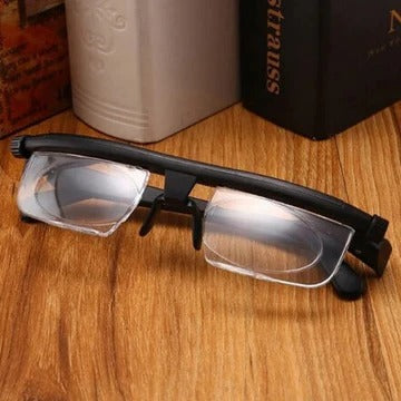 Flexible Reading Glasses for Near and Far Vision