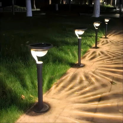 Bright Outdoor Solar Powered Lamp