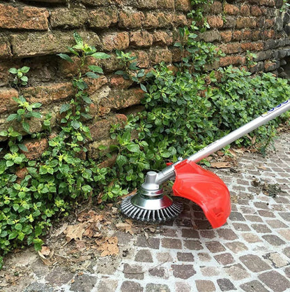 Heavy Duty Garden Weed Scraper Brush