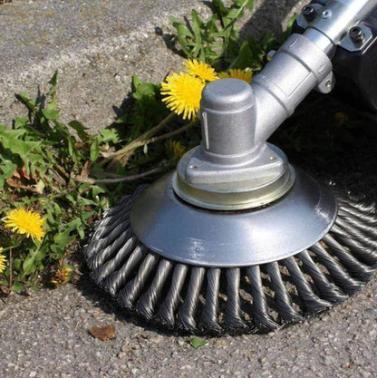 Heavy Duty Garden Weed Scraper Brush