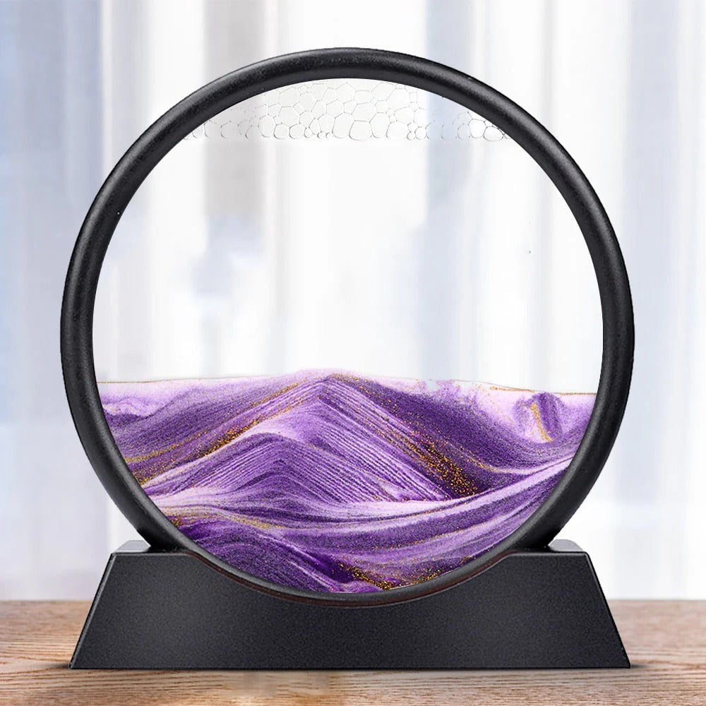 Colorful Kinetic Sand Art Decoration