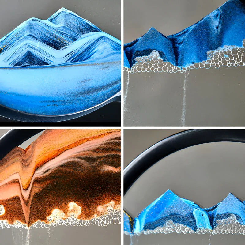 Colorful Kinetic Sand Art Decoration