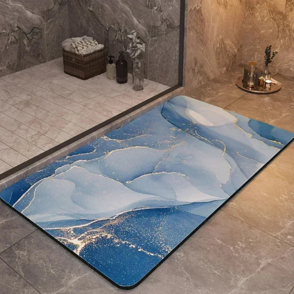 Non-Slip Fast Dry Bathroom Mat – Super Absorbent Floor Mat