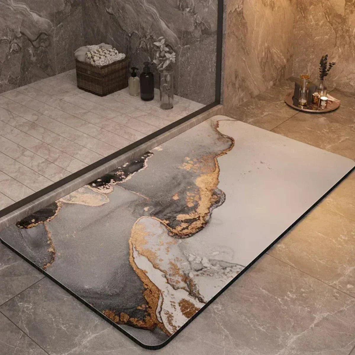 Non-Slip Fast Dry Bathroom Mat – Super Absorbent Floor Mat