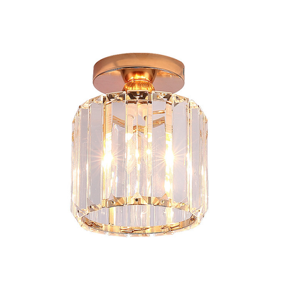 Luxury Glass Semi Flush Ceiling Light