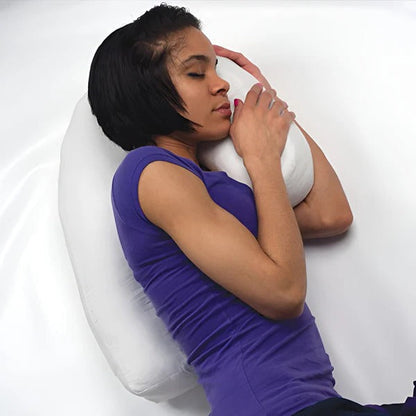 Contour Pillow for Side Sleepers with Ear Relief