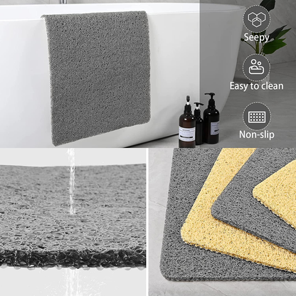 Soft Grip Bathroom Mat Anti Slip Mildew Resistant