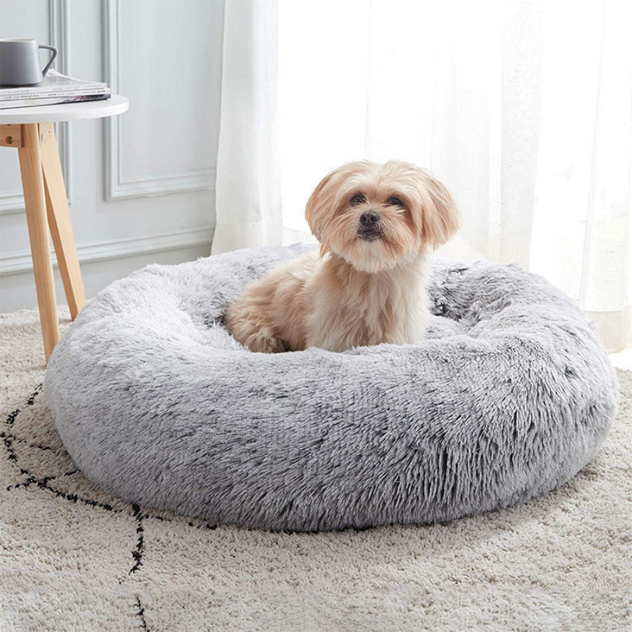 Comfortable Pet Bed & Calming Dog Blanket