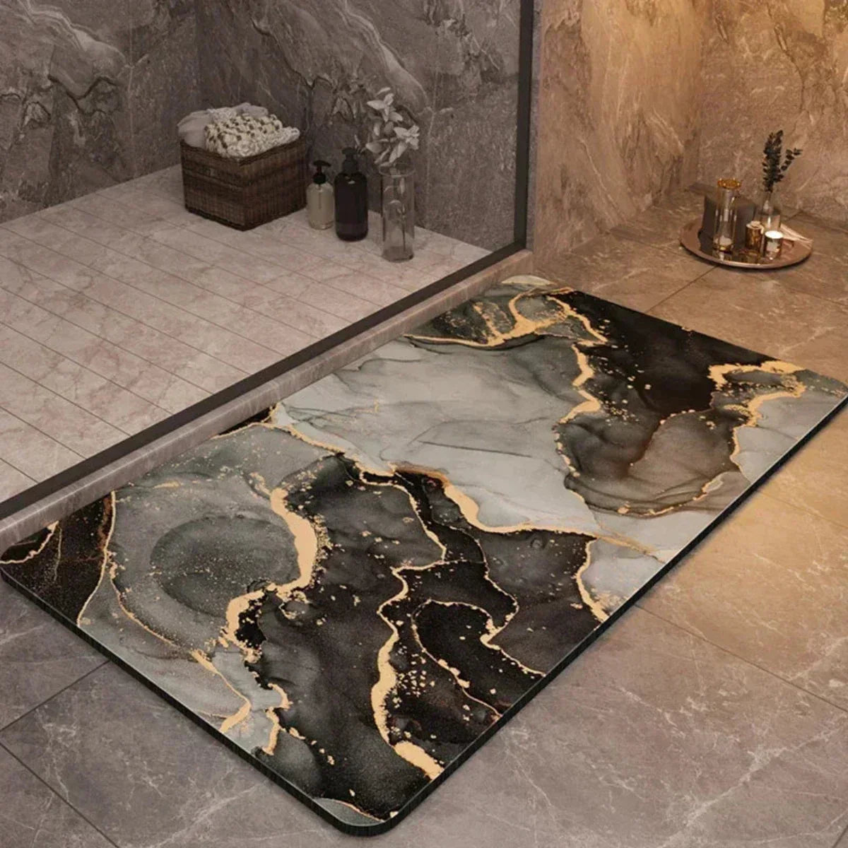 Non-Slip Fast Dry Bathroom Mat – Super Absorbent Floor Mat
