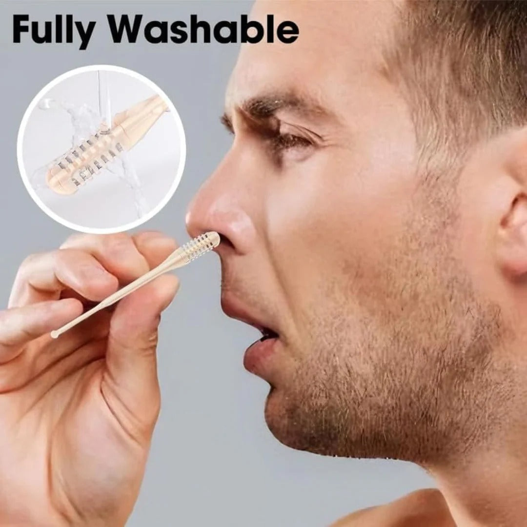 Portable Nose Trimmer with 360° Rotation for Men Women