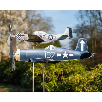 Vintage Airplane Garden Spinner