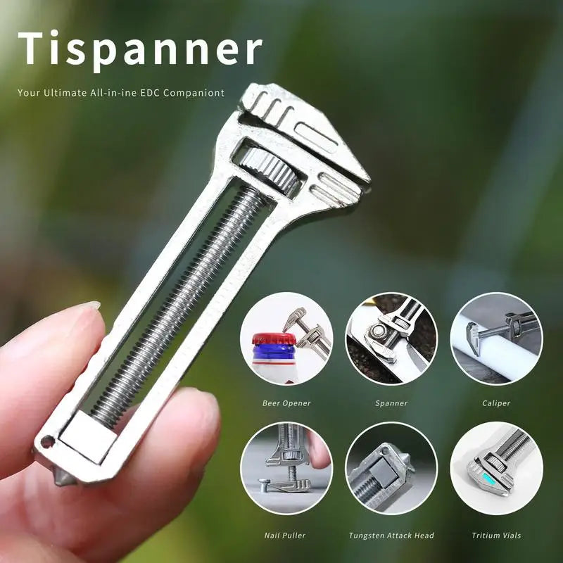 Compact Titanium Multi Tool Spanner - Cofik