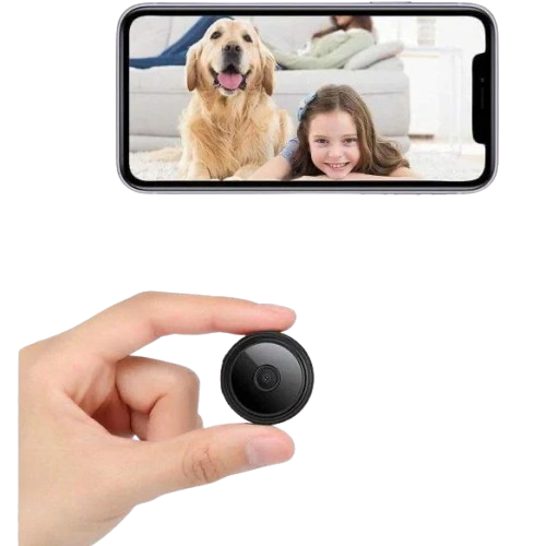 Compact Wi-Fi Magnetic Spy Camera with Live Audio Video - Cofik