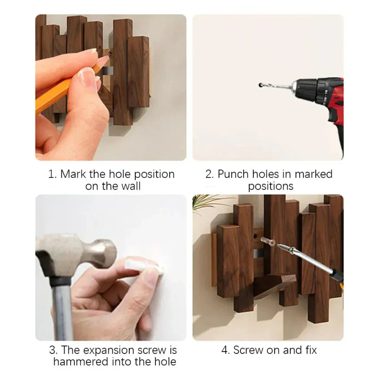 Traditional Hallway Coat Hook Rack