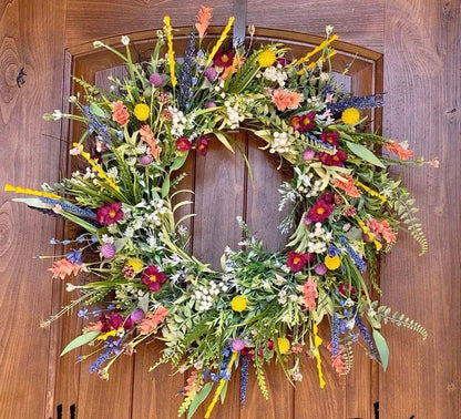 Rustic Floral Texas Wreath - Cofik