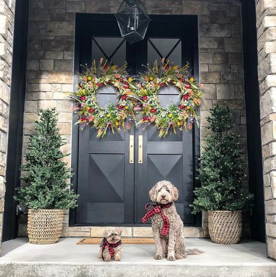 Rustic Floral Texas Wreath