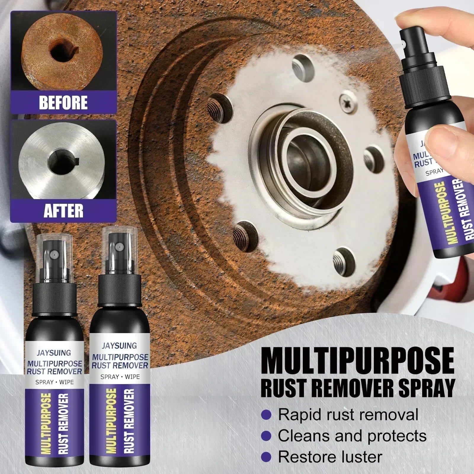 Rust Fighter Car Spray, Removes Rust & Corrosion - Cofik