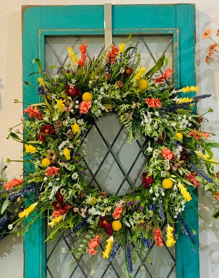 Rustic Floral Texas Wreath