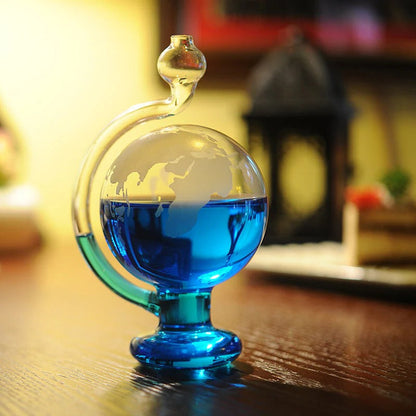 Clear Glass Storm Predictor Barometer Bottle - Cofik