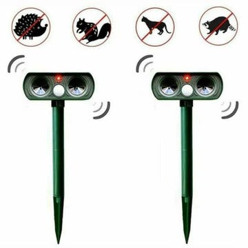 Outdoor Solar Powered Animal Repellent Device