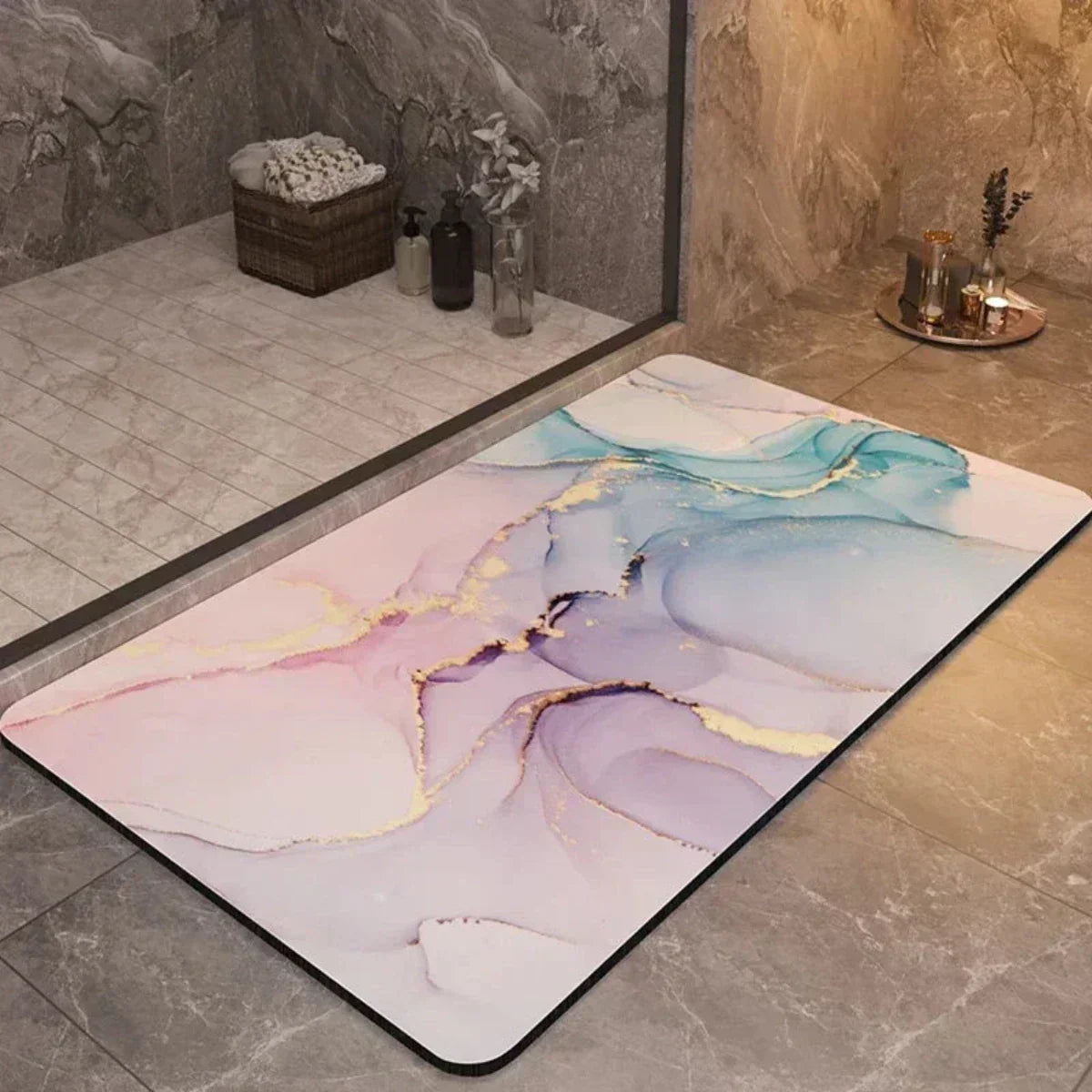 Non-Slip Fast Dry Bathroom Mat – Super Absorbent Floor Mat