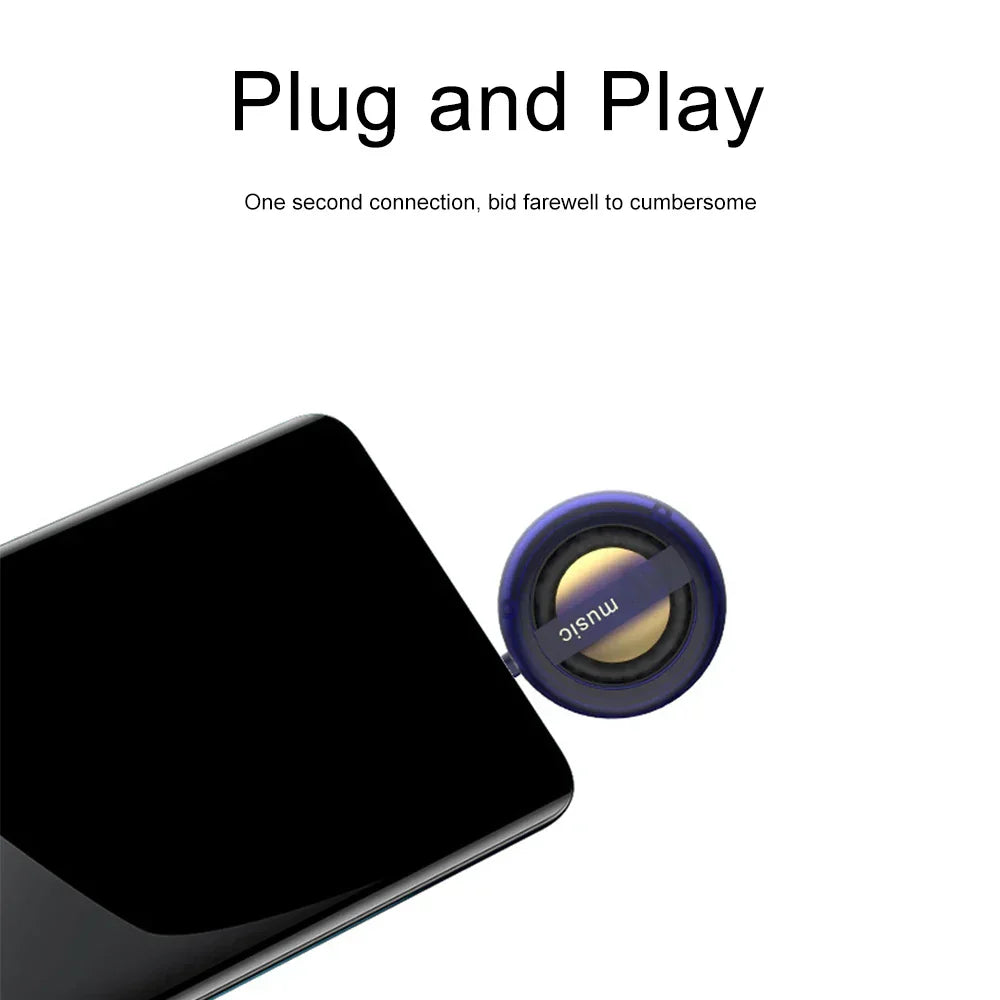 Compact Portable USB Phone Speaker