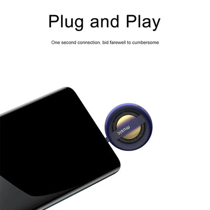 Compact Portable USB Phone Speaker