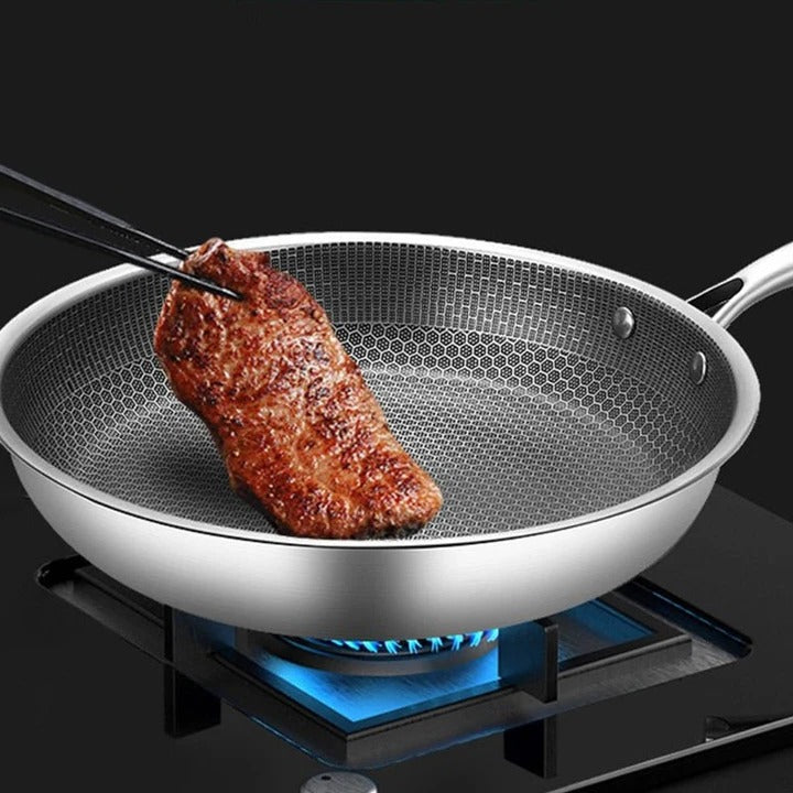 Durable Easy Clean Stainless Steel Skillet - Cofik