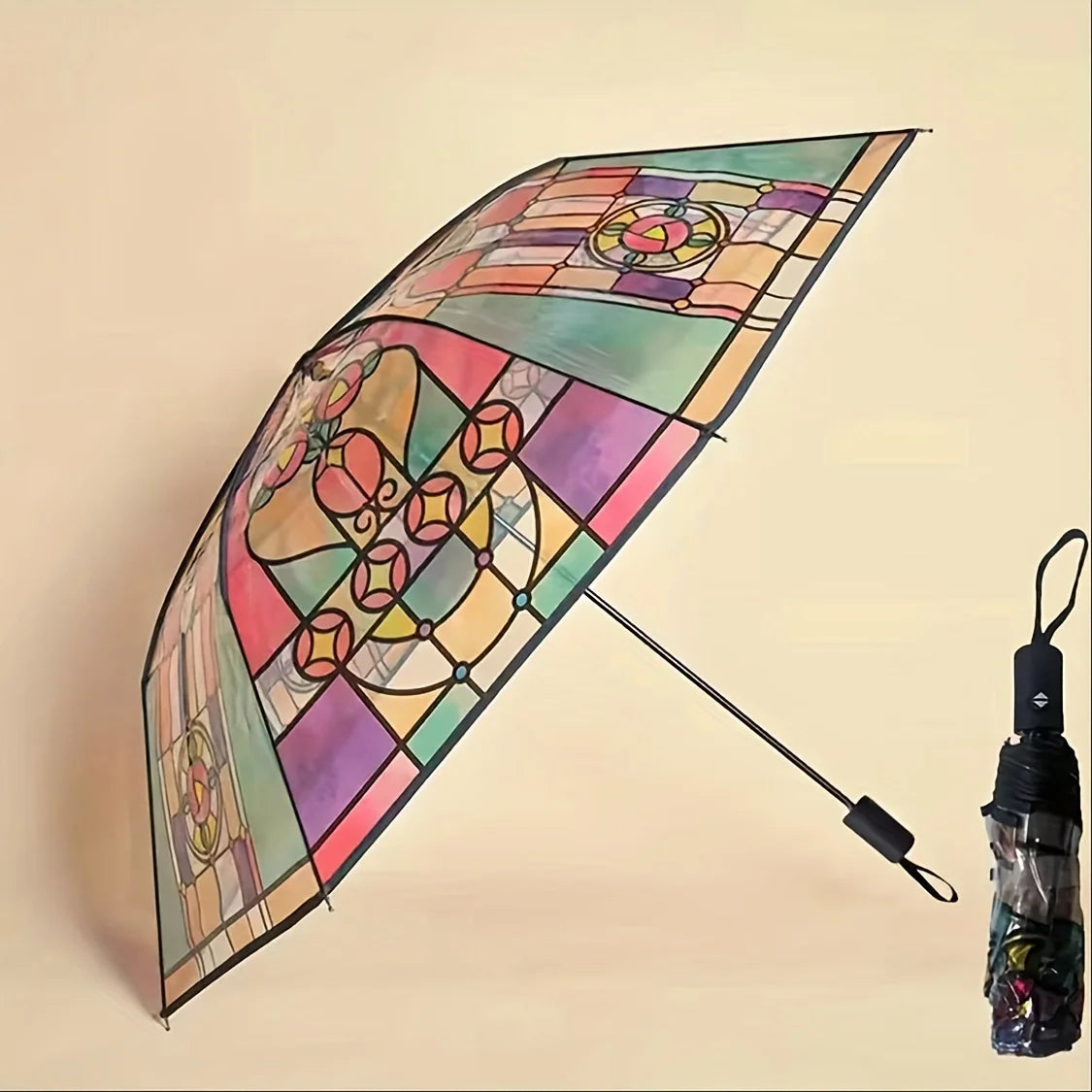 Classic Retro Rain Umbrella