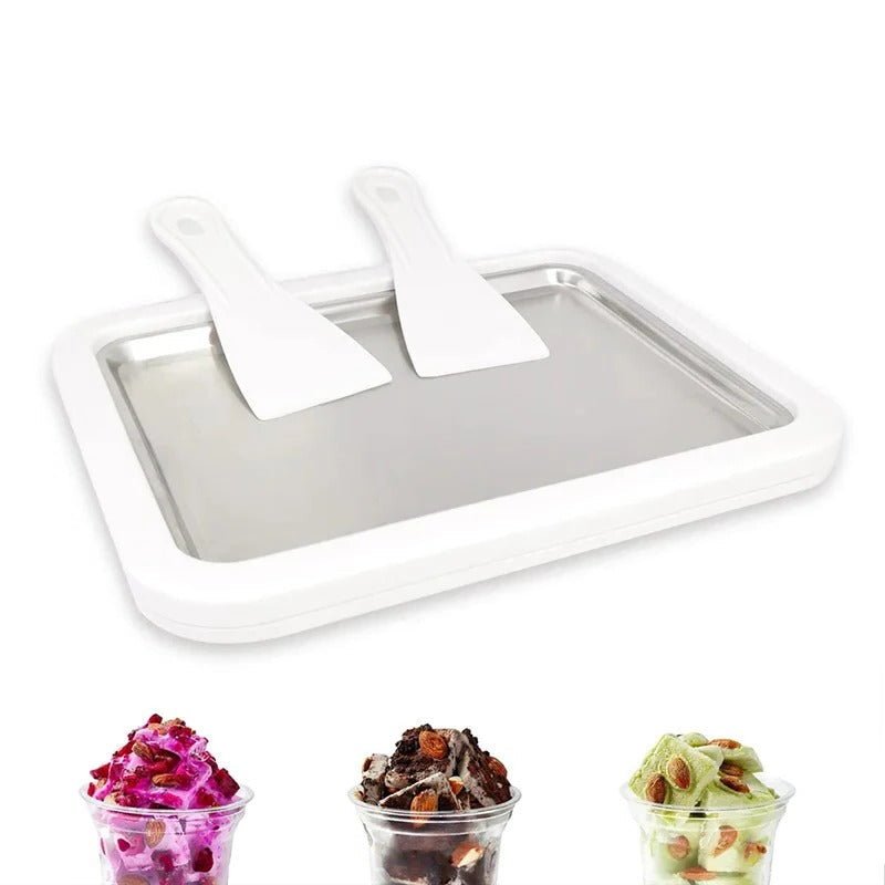 Easy Home Ice Cream Roll Machine Stainless Steel - Cofik