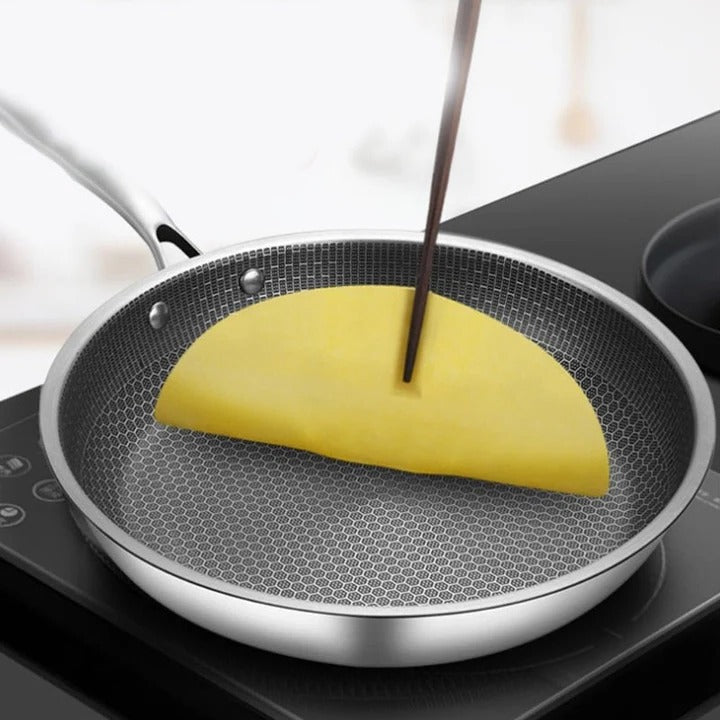 Durable Easy Clean Stainless Steel Skillet