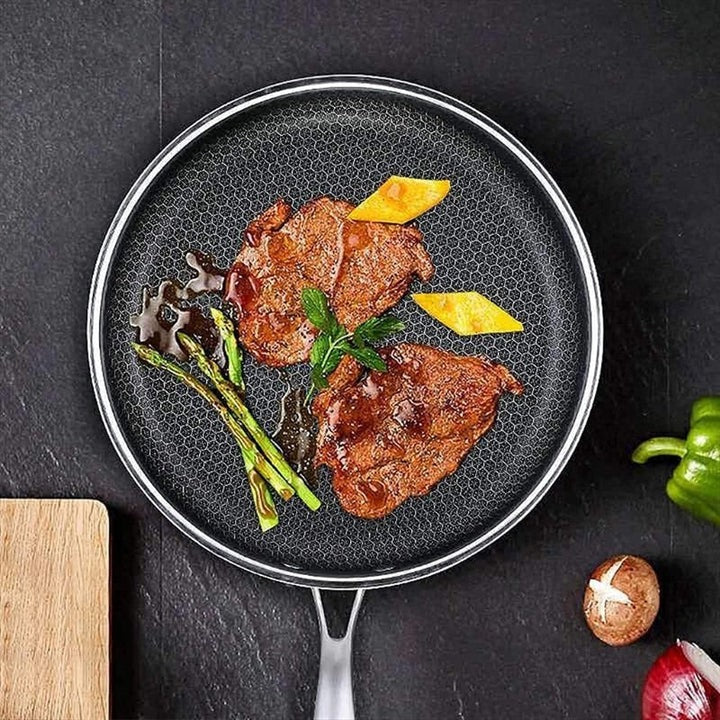 Durable Easy Clean Stainless Steel Skillet
