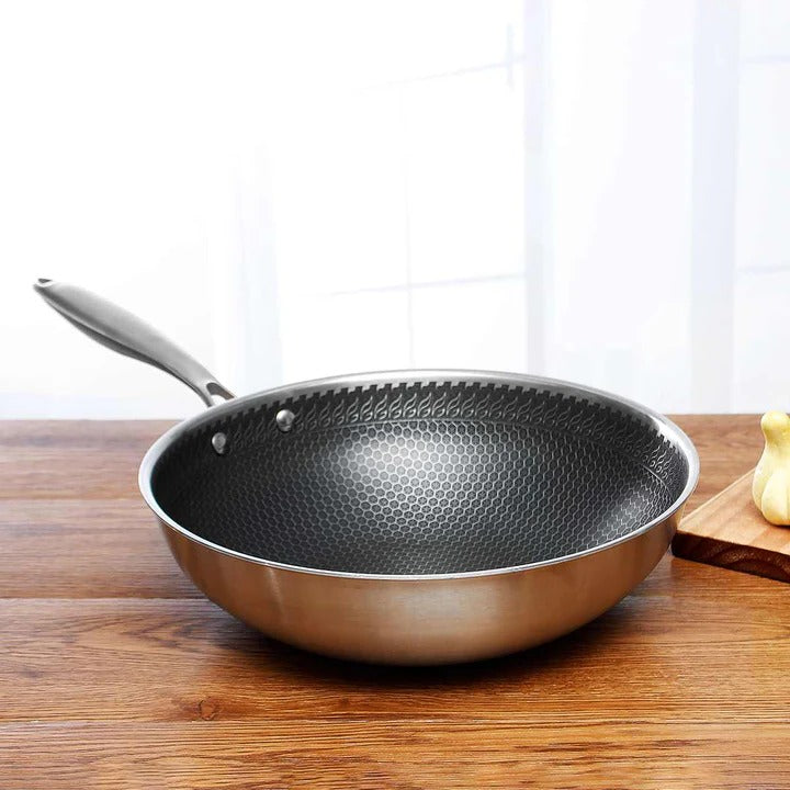 Durable Easy Clean Stainless Steel Skillet