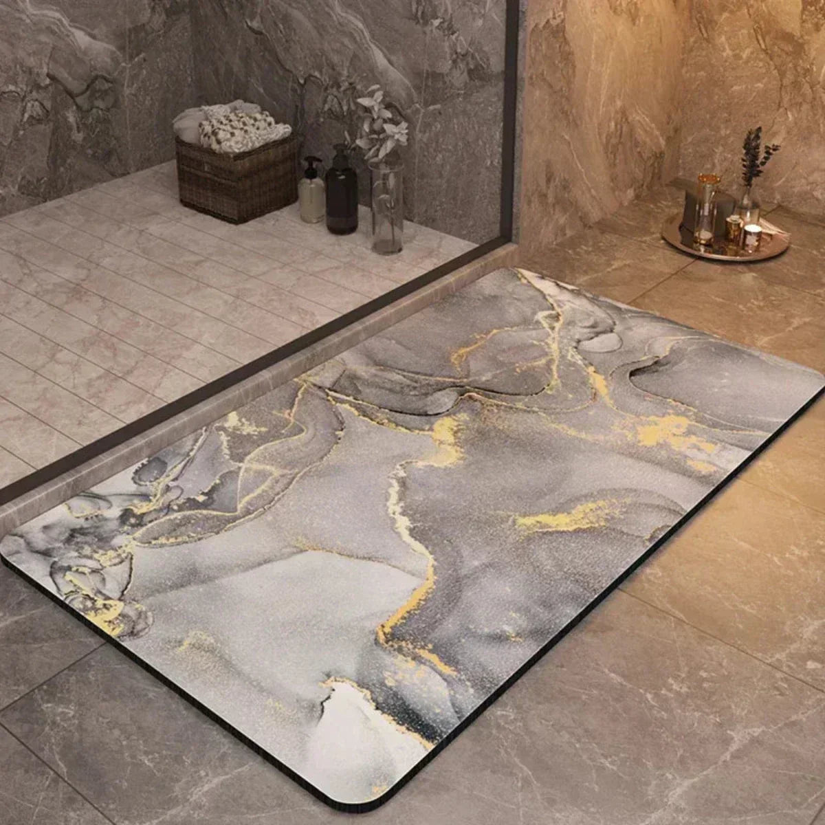 Non-Slip Fast Dry Bathroom Mat – Super Absorbent Floor Mat