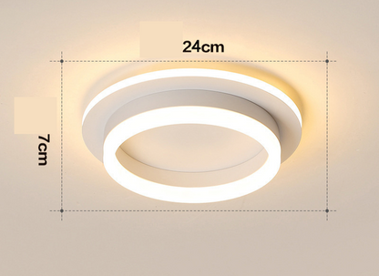 Luxury Golden Overhead LED Light Fixture